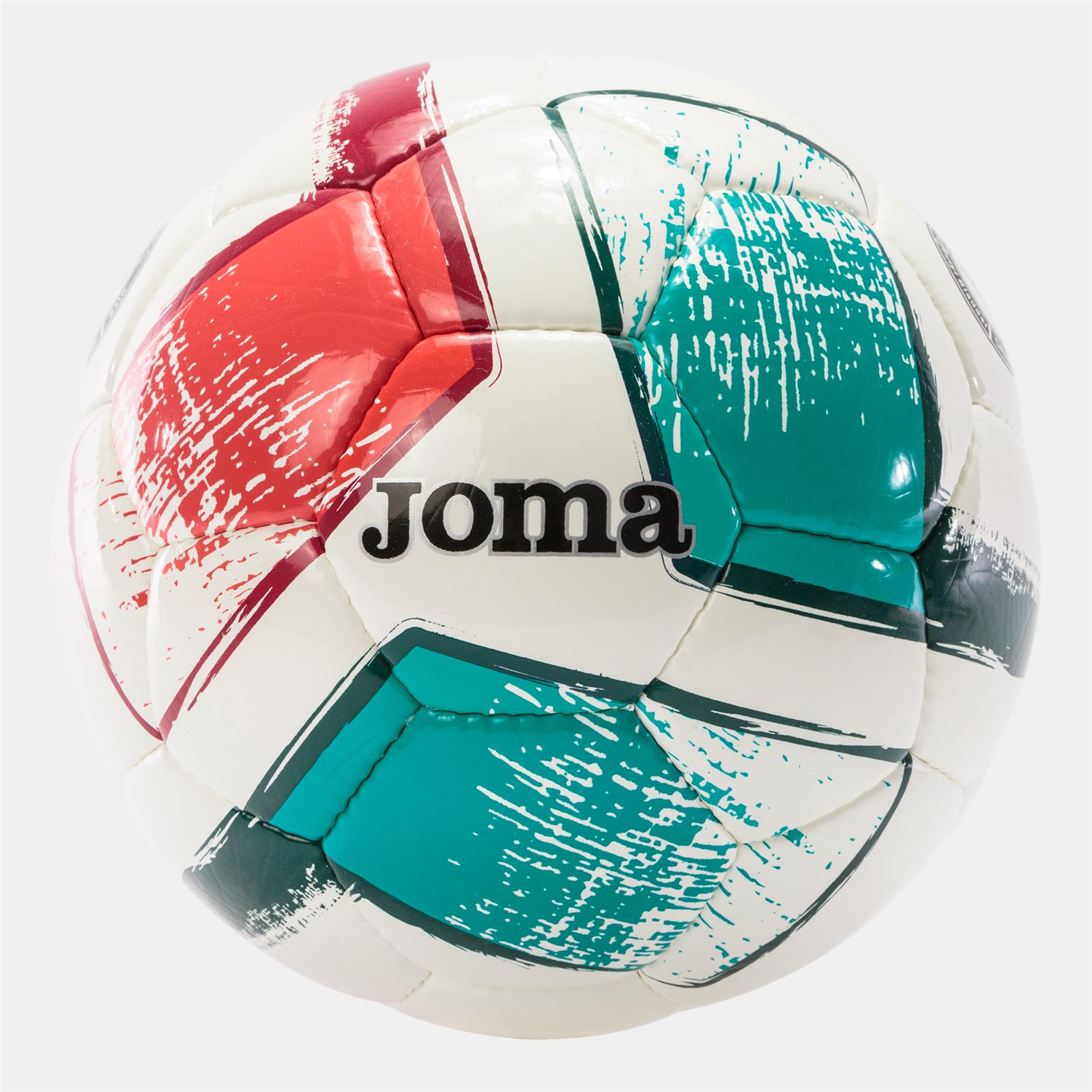 JOMA Nuovo Pallone Dali II Rosso-Verde (Misura 5 - BIANCO - ROSSO - VERDE)