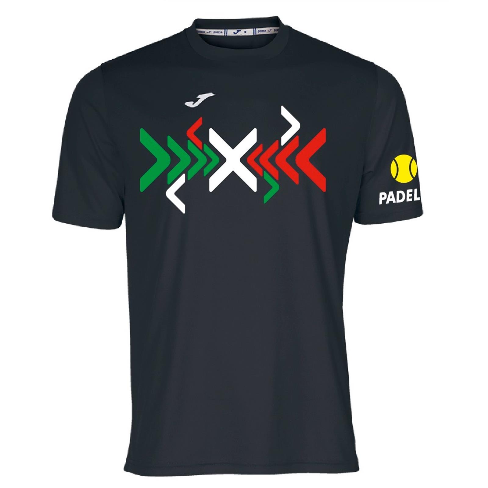 JOMA T-Shirt Tecnica Padel Nero (L - NERO)